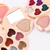 Nouveau 18 couleurs fard à paupières palette ensemble fard à paupières terre couleur paillettes maquillage coffret cadeau