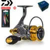 Mosca Pesca Reels2 Daiwa Todo Metal CODEK Reel 15Kg Max Drag Power Spinning Wheel Bobina Rasa Carretel Adequado para todas as águas 231202