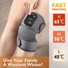 Foot Massager Eletric Knee Temperature Massager Leg Shoulder Heating Vibration Massage Elbow Joint Thermal Therapy Knee Pad Arthritis Relief 231202