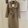 M007 Trench Coat femmes Style britannique haut de gamme printemps et automne nouveau Double boutonnage longue ample imperméable Trench Coat