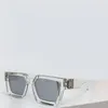 Neue quadratische Sonnenbrille im Modedesign Z1165, klassische Millionärsform, Rahmen mit doppeltem Metallstreifen, Retro-Vielseitigkeitsstil, High-End-UV400-Schutzbrille