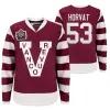 Collegekleding Vancouver Canucks 33 H.Sedin Hockey Jersey Millionaires Heritage Classic Burgundy Bo Horvat Quinn Hughes Elias Pettersson Vinta