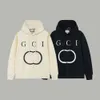 Designer Luxury Guggis Classic 2023 Automne / hiver High Edition Pull à capuche monogrammé Hoodies pour hommes et femmes