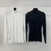 Luksusowe P-damskie Bluzy Trójkąt Logo Kobiety Koszulka z długim rękawem Para Sweter Bluzy