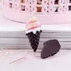 Party Favor 20Pcs/set Sweet Mini Dessert Ice Cream Flat Back Resin Cabochons Scrapbooking DIY Jewelry Decoration Accessories Favors