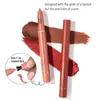 Lápis labiais HANDAIYAN Matte Lip Liner Veludo Nude Lipliner Caneta Batom de Longa Duração Lápis Vermelho Marrom Batom Feminino Cosméticos Maquiagem 231202