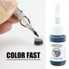 Tatueringsfärg 10 Färg 5 ml Ink Pigment Body Art Beauty Paints Makeup Supplies Semi-Permanent Eyebrow for Paint