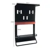 Tasses 515458mm support mural ensemble de café support de rangement expresso porte-filtres inviolable café organisateur accessoires 231201