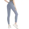 Lu lu limon tozlukları ll-yoga kadın şort kırpılmış kıyafetler bayan spor yoga bayan pantolonlar egzersiz fiess giyiyor kızlar tayt salonu slim fit ign tava