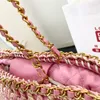 Designerka torba crossbody Bag torba plażowa 23p Łańcuchowa trawa tkanina torba posesarzana trawa trawna z tle warzywna projektanci plecak projektanci torby na ramię