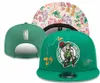 Boston''celtics''ball Caps Blumen gepatmt Snapback Hats Sports Team Basketball Chicago Hut 23-24 Meister Baseball Cap 2024 Finals Sport verstellbarer Caps Chapeau A0