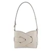 Pelle bovina nuova geometria cava ascella Design di nicchia moda borsa da donna borsa a tracolla con cerniera borsa a tracolla borsa da donna errante