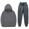 Herrspåriga streetwear-hoodies sätter Chandal Hombre Invierno Hooded Sweatshirt Pants Sweat Capuche Homme Fashion Suit S-XXXL