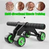 AB Rollers Four Wheeled Abdominal Wheel Roller Nonslip Arm Midje Midja träning Core Workout Muskler Training Body Building Fitness Equipment 231202