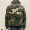 Monclair Rhude Jackets Men Women Stitching Streetwear Bomber Camouflage Windbreaker Raiow Coat Armyxs4a 221 926