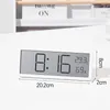 Wandklokken Woonkamer Hangende Temperatuur Vochtigheid Klok LCD Digitaal 12/24 Systeem Desktop Tafel Elektronisch Alarm Home Decor