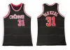 カスタムバスケットボールジャージ＃31ニックヴァンエクセルシンシナティカレッジジャージースローバックメンズは、名前と番号サイズS-5XLをステッチしました