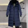 Дизайнерские канадские гуси, модная версия средней длины, пуховик-пуховик, парки, зимние толстые теплые пальто, женская ветрозащитная уличная одежда