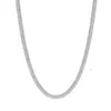 Factory Price Vvs1 White d Color Radiant Cut Moissanite 18k Solid Gold Tennis Necklace 43cm Length 5mm Width Gra Certificate