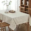 Chemin de table Bloom Couverture avec dentelle Personnalisable Mélange Fleur Nappe pour la maison Cuisine Salle à manger Thé Café Décoration 231202