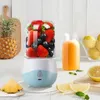 Fruit Groente Gereedschap Draadloze Mini Draagbare Blender Juicer Huishoudelijke Kleine Oplaadbare Mini Juicer Cup Draagbare Extractor Machine Fris Oranje 231202