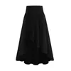 Skirts Elegant Fashion Womenswear Skirt Flounces Irregular Long Draped All-match Casual Lady Simple Clean Loose