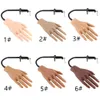 Nail Practice Display Silicone Fake Hands Model With Stand Nail Art Practice Hand Can Insert False Nails Display Nail Jewelry Nail Art Tools 231202