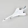 Modèle d'avion 1/400 Concorde Air France modèle d'avion 1976-2003 avion de ligne en alliage moulé sous pression modèle d'avion enfants cadeau d'anniversaire collection de jouets 231202