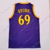 2020 جديد NCAA East Carolina Pirates Pirates Jerseys 69 College College Basketball Jersey Purple Size Youth Adult