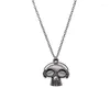 Pendant Necklaces WANGAIYAO Punk Sweater Chain Bat Pumpkin Head Ghost Skull Halloween Costume Accessories Jewelry Long Necklace Holiday Gift