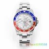 Luxusuhr Clean CF II GMT VR3186 Pepsi Automatik Herrenuhren Rot Blau Keramiklünette Schwarzes Zifferblatt 904L JubileeSteel Armband Super Edition Gleiche Seriennummer