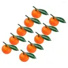 Party Decoration 10pcs Fake Oranges Pography Props Artificial Lifelike Fruit Decorations Fruits