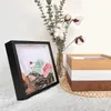 Frames Houten Po Frame Hol Geldbesparend Beeld Geheugen Display Schaduwdoos Geconserveerd Verse Bloem Quilling Papierwerk