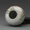 Bottles Collect Chinese Jingdezhen Porcelain Famille-rose Figure Painting Water Bowl Jar