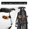 Bike Lights Waterproof Turn Signals Front Rear Light Wireless Remote Control Ultra Bright Rechargeable for Cycling Safety Warning 231202