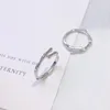 Pierścienie klastrowe proste bambusowe staw dla kobiet klasyczny 925 srebrny pierścionek minimalistyczna mody biżuterii kobiece akcesoria metalowe