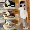 Sneakers Fall Tall 2023 Boys Girls canvas Shoes for Baby Big Kids Biscuit Sole Breathable School Performance 231202