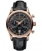 Полнофункциональные часы Carl F. Bucherer Marley Dragon Flyback Хронограф Серый Синий циферблат Кожаный ремешок Кварцевые мужские часы Часы для мужчин Все циферблаты Сапфировые стекла