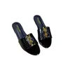 53% DI SCONTO Scarpe sportive 2024 Shengjia High Edition Estate Nuove scarpe da donna Pantofole a una linea che indossano sandali con tacco basso con fibbia in metallo con fondo piatto all'esterno
