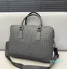 Luxury Laptop Bags Business unisex Fine weaving Briefcase designer Handbags Business