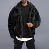 Mélange de laine pour hommes, veste d'hiver Chic, épaisse et moelleuse, manteau thermique pour rencontres, 231202