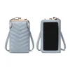 Sacs de taille version coréenne d'une épaule petit sac mode tendance messager type téléphone portable à écran tactile pour femmes