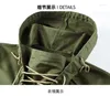 Hoodies voor heren, militaire stijl, cargo, vintage legersweatshirt, losse pasvorm, marineblauwe tops, plus maat M-5XL