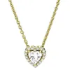 Ожерелье Sier Fit, кулон в форме сердца, женские модные украшения, вневременная элегантность, очарование, повышенные акцентированные круглые сердечки колье