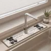 Diatomée boue robinet tampon d'absorption d'eau lavabo cuisine évier anti-éclaboussures Drainage salle de bain lavabo