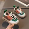 Nuovo stile Schema Atletica scarpe atletiche Soft Comfort Toddlers Baby Casual Sneakers Colori assortiti per bambini Scarpe per ragazzi Outdoor Girls Trainer