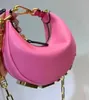 YYS Borse a tracolla moda Borsa da donna Borsa a tracolla a catena in pelle di lusso Borse con lettere inferiori Vibe Ava Designer Graphy ins Tote Mini Borse 024D