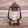 Pendant Lamps Lantern Light Creative Portable Hanging Flame Copper LED Metal Decorative Lamp For Restaurant