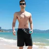 Traje de baño para hombre, bañadores elásticos, pantalones cortos de playa de secado rápido, trajes de baño deportivos para hombre, ropa interior de voleibol para hombre, Tenis Masculino