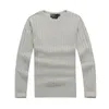 Gratis frakt 2023 Small Horse New High Quality Mile Wile Polo Brand Men's Twist tröja Knit Bomulltröja Jumper Pullover Tröja